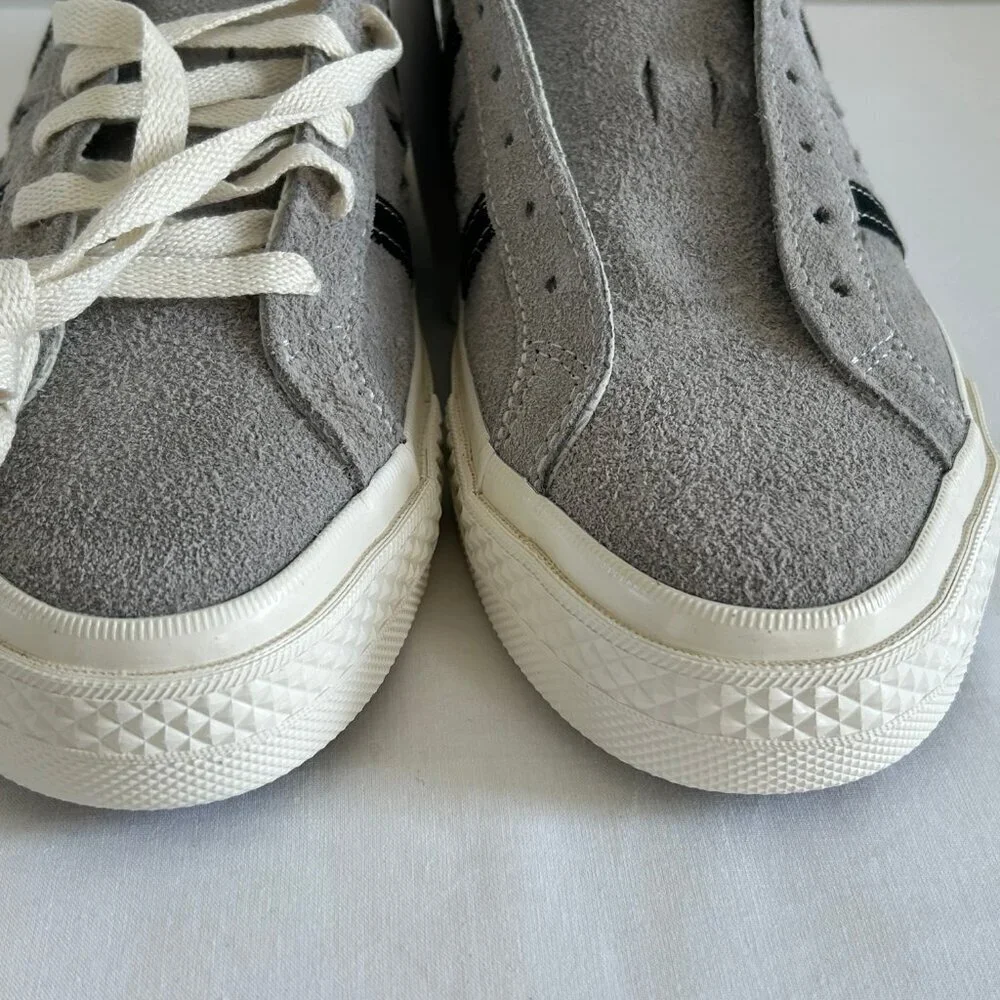 NWT Converse Mens One Star Academy Pro Suede Gray Low Sneakers Lace Up‎ Size 7